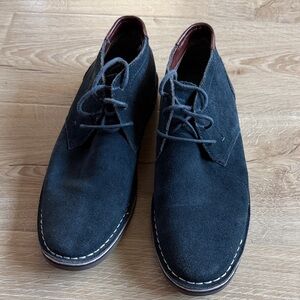 Kenneth Cole Dark Blue Suede Chukka Desert Sun Boots - Men 10